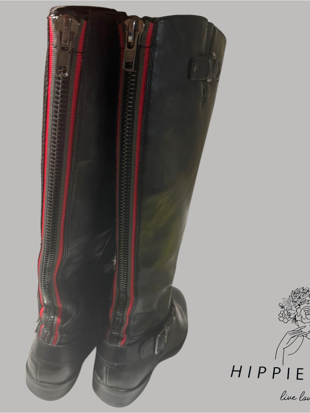 Madden Girl Fayette Black Tall Riding Boot Size 8.5
